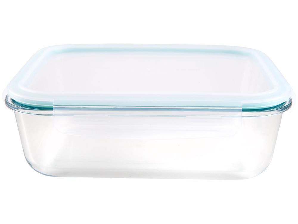 Jogo de Potes de Vidro Brinox com Tampa Retangular Lock & Stock 6 Peças - 5