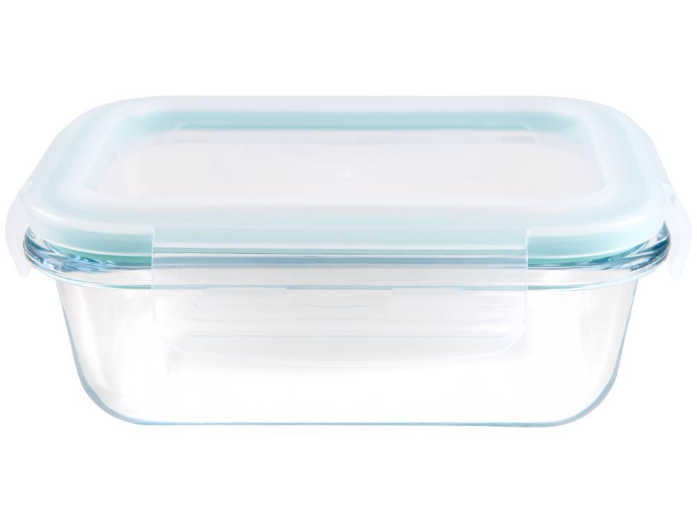 Jogo de Potes de Vidro Brinox com Tampa Retangular Lock & Stock 6 Peças - 6