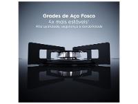 Cooktop 5 Bocas GLP Electrolux Preto Acendimento Automático Efficient KE5GT - 2