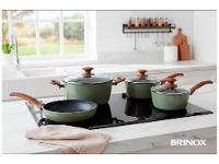 Jogo de Panelas Brinox Verde Olive 5 Peças - 6