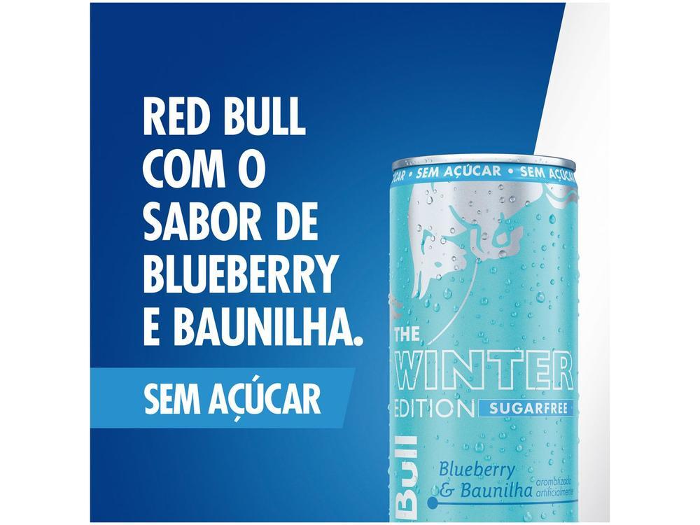 Bebida Energética Red Bull The Winter Edition Blueberry & Baunilha Sem Açúcar 250ml - 3