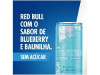 Bebida Energética Red Bull The Winter Edition Blueberry & Baunilha Sem Açúcar 250ml - 3
