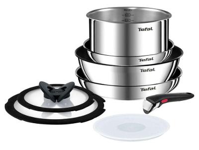Jogo de Panelas Tefal Inox Fundo Triplo 4 Peças Ingenio