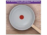 Jogo de Panelas Rochedo de Alumínio Vanilla Fundo Triplo 5 Peças Ceramic Light Sand - 5