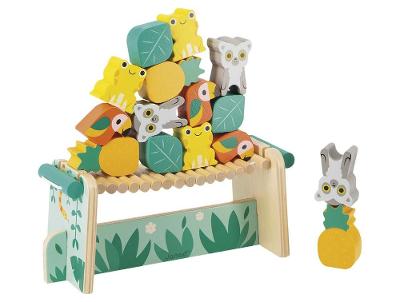 Brinquedo de Empilhar Tropik Empilha Animais Janod