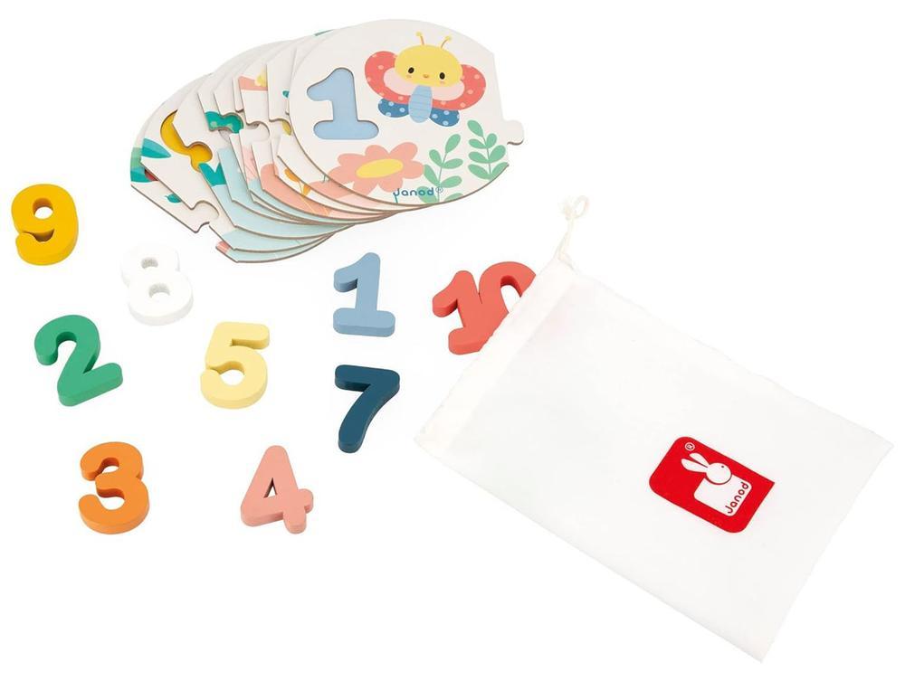 Brinquedo Educativo Números Aprendendo os Números - 5