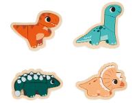 Quebra-cabeça 5 Peças Dinossauro Encaixa-Formas  - 5
