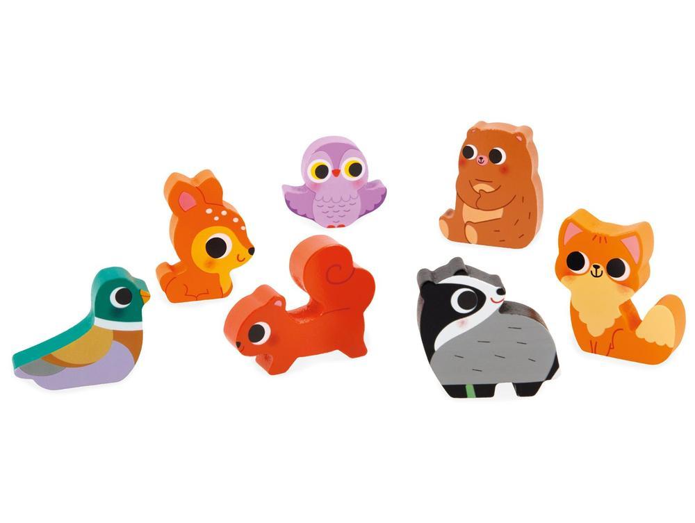 Brinquedo de Empilhar Animais da Floresta Encaixa  - 6