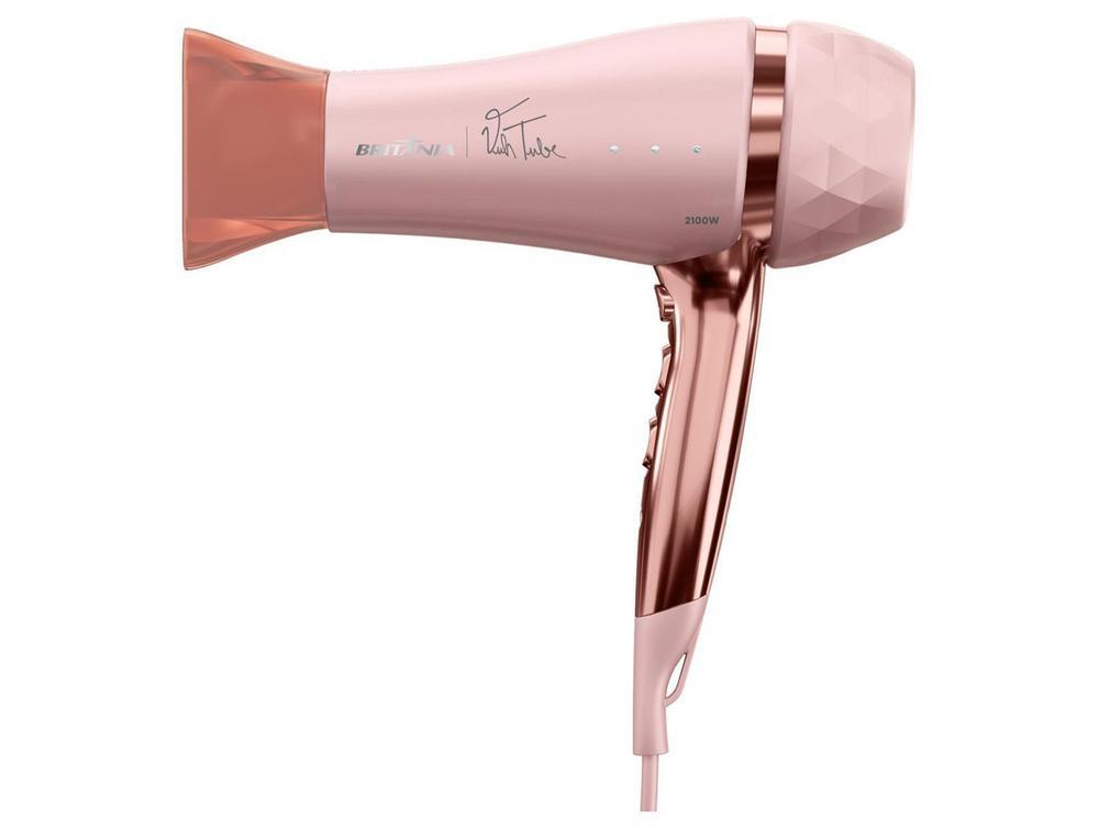 Secador de Cabelo Britânia Íon Tourmaline Rosa 2100W 2 Velocidades BSC21A - 3