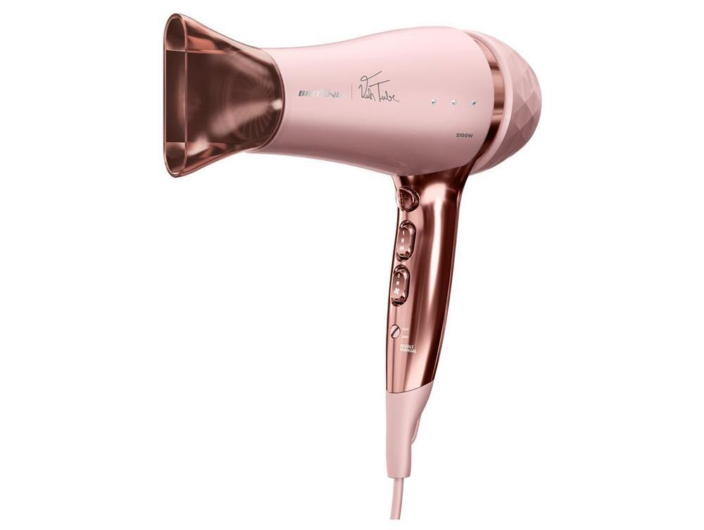 Secador de Cabelo Britânia Íon Tourmaline Rosa 2100W 2 Velocidades BSC21A - 7