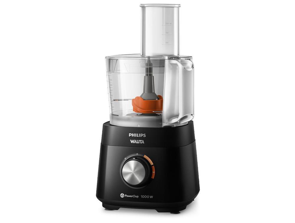 Multi-processador de Alimentos Philips Walita 1000W Preto PowerChop HR7304/90 - 7