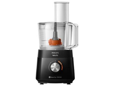 Multi-processador de Alimentos Philips Walita 1000W Preto PowerChop HR7304/90