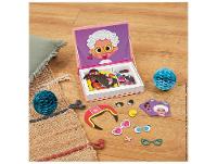 Livro Crazy Faces Acessórios Janod Magnético com Cartões - 2
