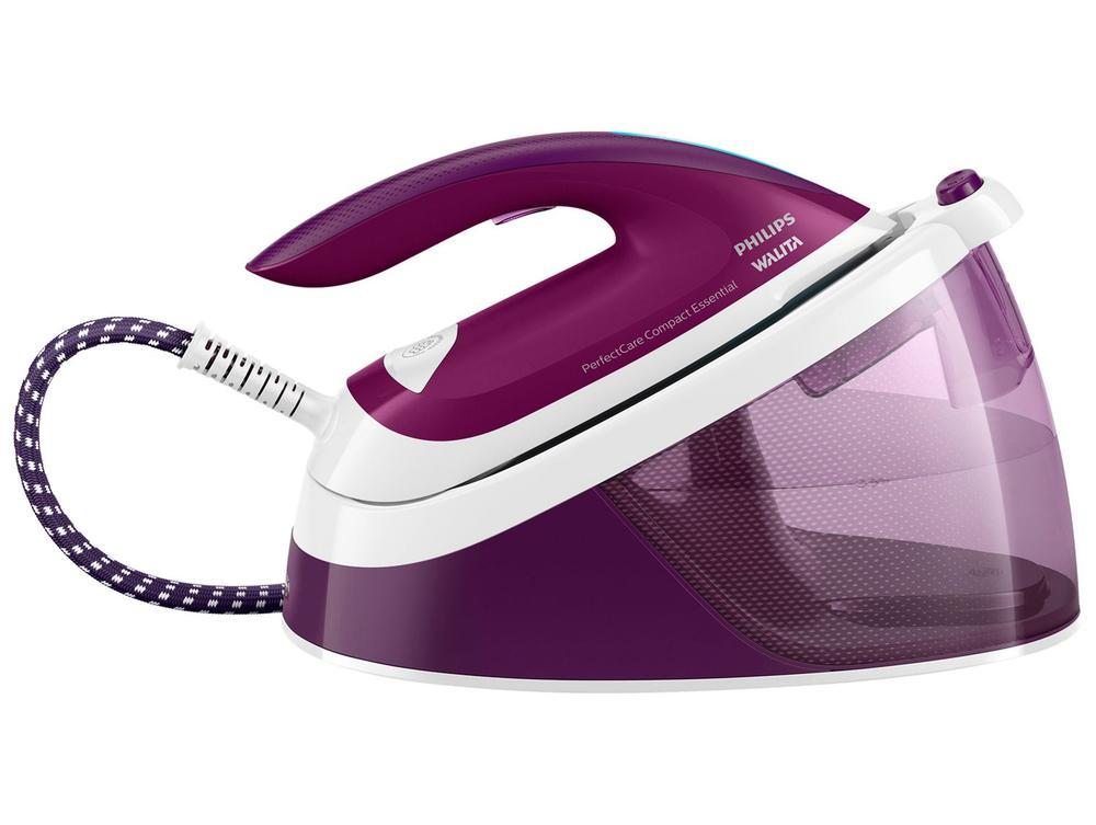 Ferro de Passar Roupa a Vapor e a Seco Philips Walita Compact Essential PerfectCare Branco e Roxo GC6842/34 - 1
