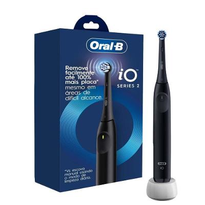 Escova de Dente Elétrica Recarregável Oral-B iO Series 2 com Acessórios