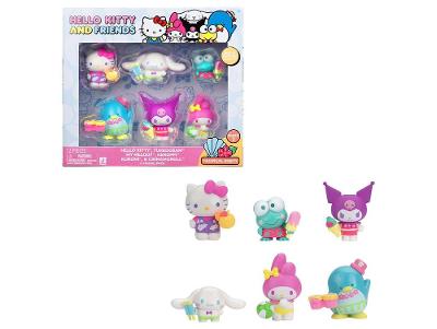 Mini Figura Hello Kitty and Friends 6 Unidades 