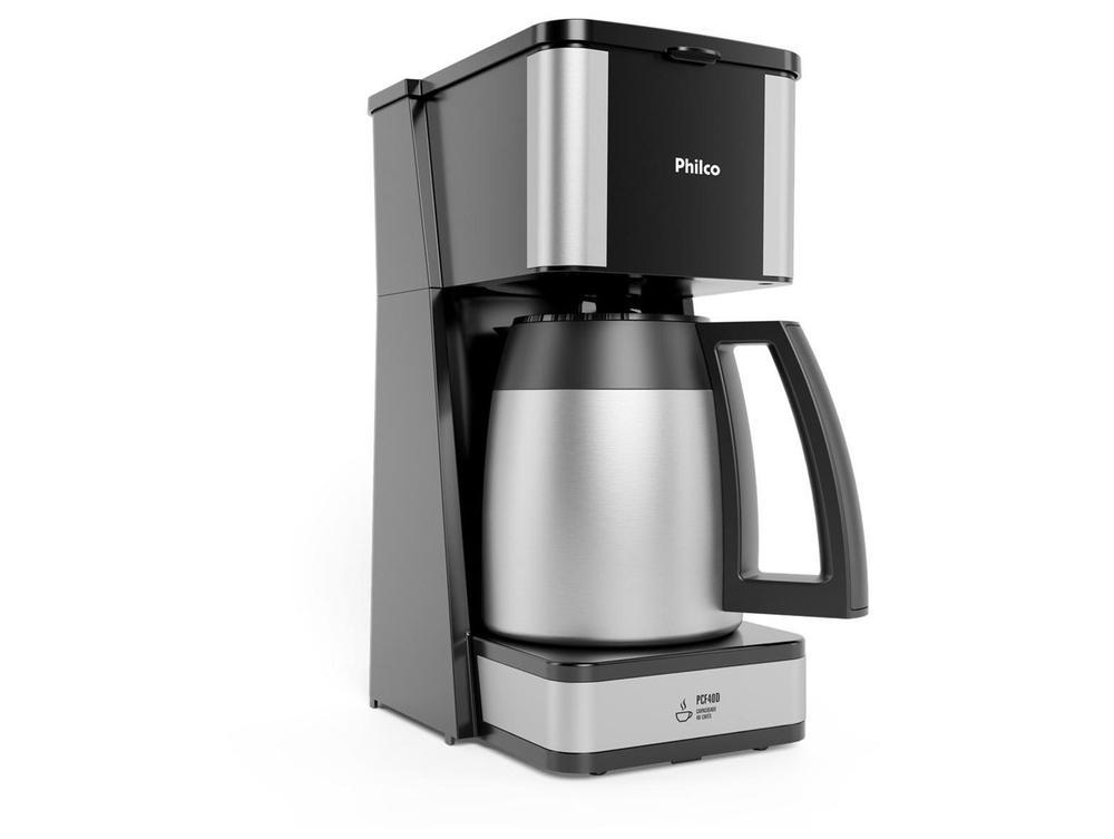 Cafeteira Elétrica Philco PCF40D Jarra Inox 40 Xícaras Preta 53901082 - 6