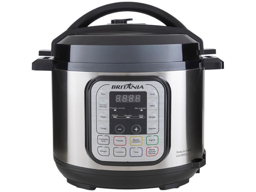 Panela de Pressão Elétrica 5L Britânia Digital BPP02G 66401151 - 1