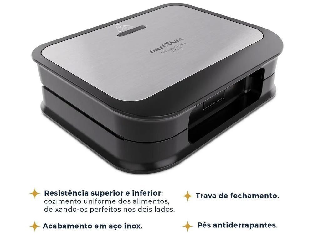 Sanduicheira Britânia BGR25B 750W Preta 66701206 - 4