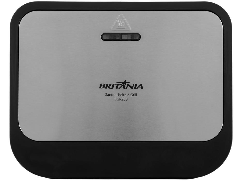 Sanduicheira Britânia BGR25B 750W Preta 66701206 - 9