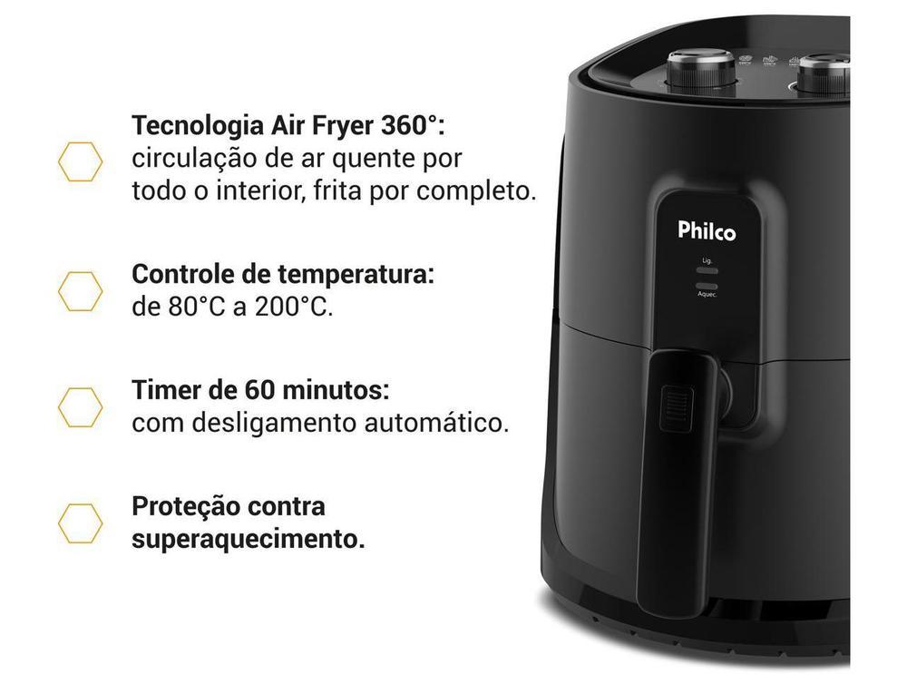 Air Fryer Philco PAF55B Preto 5,5L - 3