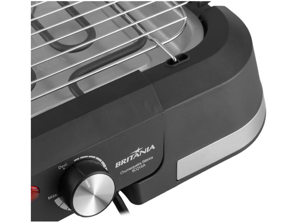 Churrasqueira Elétrica De mesa Britânia 1500W de potência BCQ10A - 6