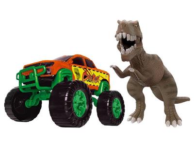 Dinossauro Cross Rex Attack Samba Toys 2 Peças