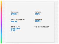 Colchão Queen Umaflex de Molas Ensacadas 32x158x198cm Sonno Di Firenze - 2