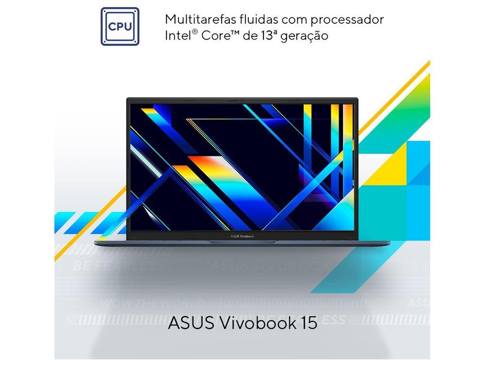Notebook ASUS Vivobook 15 Intel Core i5 1334U 8GB RAM 512GB SSD 15,6" Full HD Windows 11 X1504VA-NJ3957W - 4