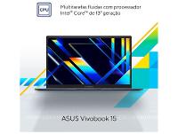 Notebook ASUS Vivobook 15 Intel Core i5 1334U 8GB RAM 512GB SSD 15,6" Full HD Windows 11 X1504VA-NJ3957W
