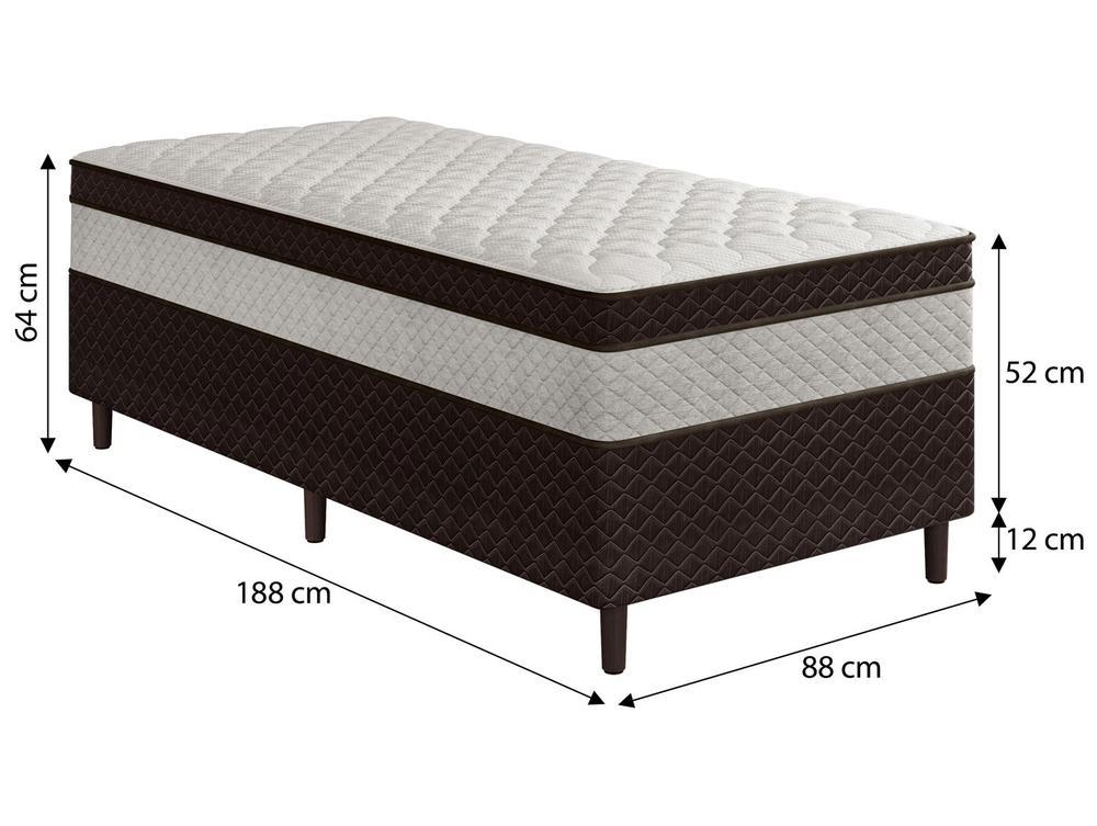Cama Box Solteiro Umaflex 52x88x188cm Manu - 3
