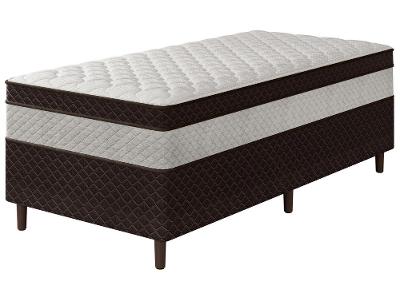 Cama Box Conjugada Solteiro Umaflex de Mola Ensacada 52x88x188cm Manu