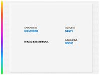 Cama Box Solteiro Umaflex 52x88x188cm Manu - 2