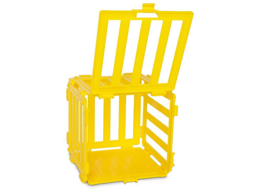 Dinossauro Rex Attack Amarelo e Marrom 10cm  - 5