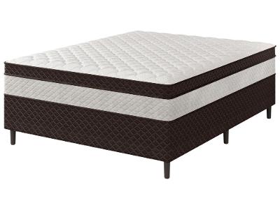 Cama Box Conjugada Casal Umaflex de Mola Ensacada 52x138x188cm Manu