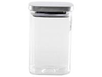 Jogo de Porta-Mantimentos de Vidro Quadrado Brinox Lock & Stock 5 Peças - 5