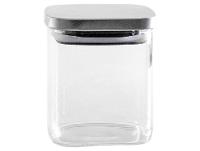 Jogo de Porta-Mantimentos de Vidro Quadrado Brinox Lock & Stock 5 Peças - 6