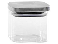 Jogo de Porta-Mantimentos de Vidro Quadrado Brinox Lock & Stock 5 Peças - 7