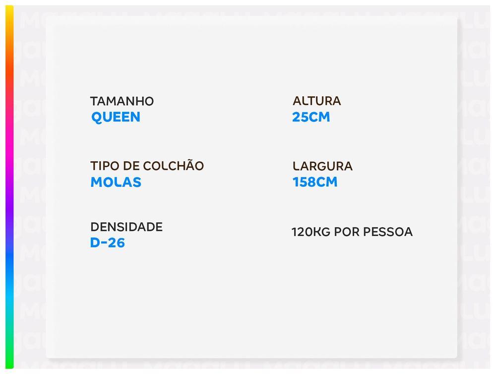 Colchão Queen Umaflex de Molas 25x158x198cm Duomo Black - 2