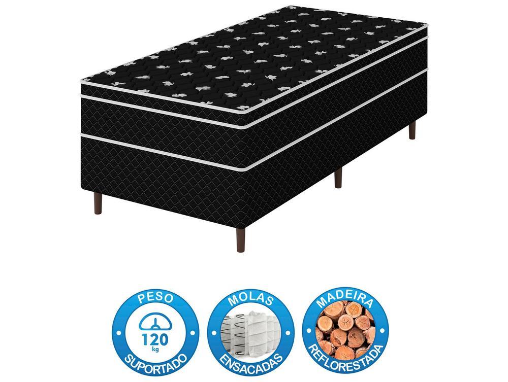 Cama Box Casal Umaflex de Mola Ensacada 88x52x188cm Carol Plus Euro - 3