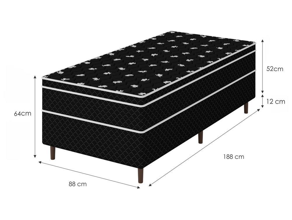 Cama Box Casal Umaflex de Mola Ensacada 88x52x188cm Carol Plus Euro - 7
