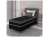 Cama Box Casal Umaflex de Mola Ensacada 88x52x188cm Carol Plus Euro