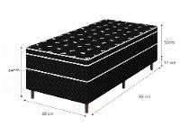 Cama Box Casal Umaflex de Mola Ensacada 88x52x188cm Carol Plus Euro - 7
