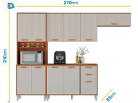 Armário de Cozinha Compacta Itatiaia Itafriz 8 Portas - 3