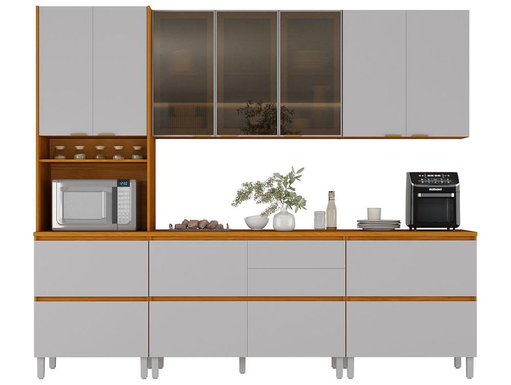 Armário de Cozinha Completa Itatiaia Lumina 14 Portas 2 Gavetas - 9