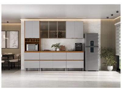 Armário de Cozinha Completa Itatiaia Lumina 14 Portas 2 Gavetas