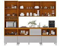 Armário de Cozinha Completa Itatiaia Lumina 14 Portas 2 Gavetas - 3