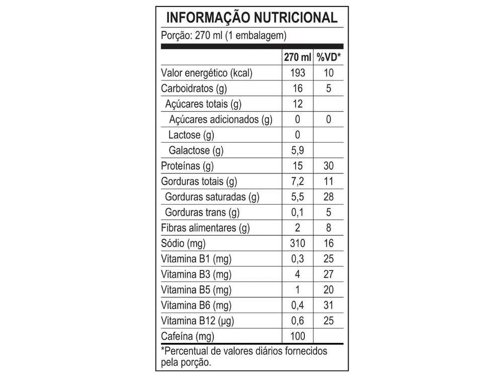 Bebida Lactea com 15g de Proteínas Nescafe Pro-Energy Chococino 270ml 6 unidades - 3