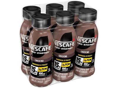 Bebida Lactea com 15g de Proteínas Nescafe Pro-Energy Chococino 270ml 6 unidades