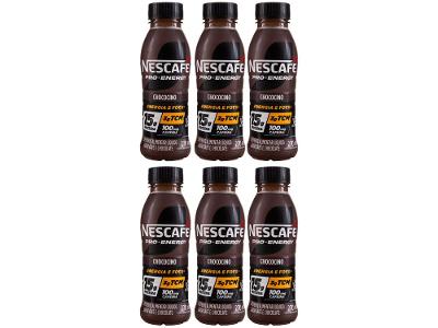 Bebida Lactea com 15g de Proteínas Nescafe Pro-Energy Chococino 270ml 6 unidades